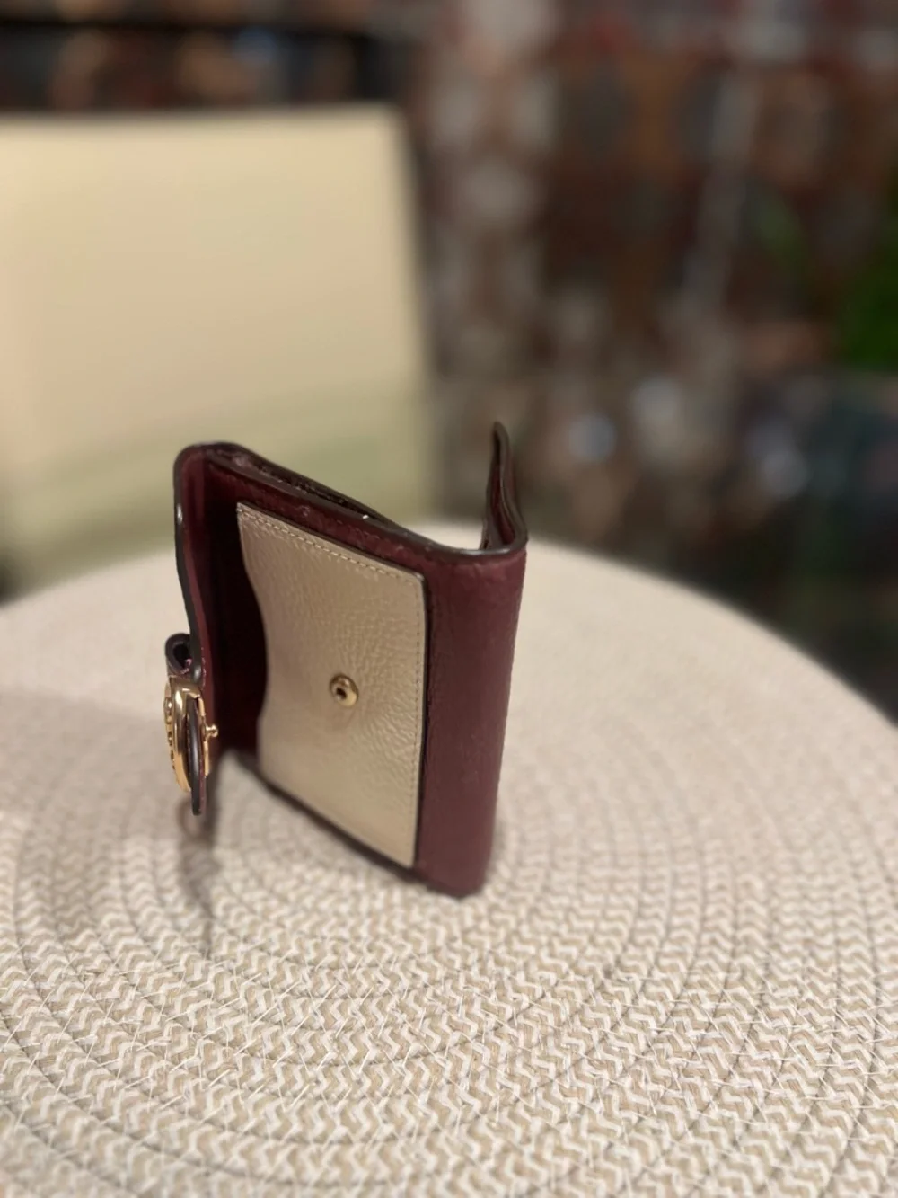 Coach Georgie Small Wallet In Colorblock - Picture 9 of 11